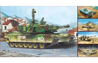 Trumpeter, M1A1/A2 Abrams 5w1, model do sklejania, 1:35