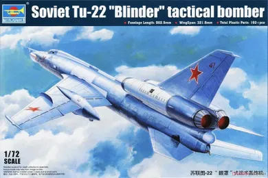 Trumpeter, Tu-22K Blinder B Bomber, samolot, model do sklejania