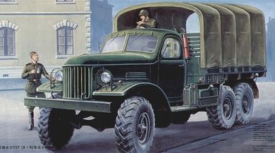 Trumpeter, ZIL-157 6X6 Military Truck, model do sklejania