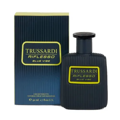 Trussardi, Riflesso Blue Vibe, woda toaletowa, spray, 50 ml