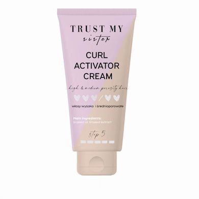 Trust My Sister, Curl Activator Cream, krem do stylizacji włosów kręconych, 150 ml