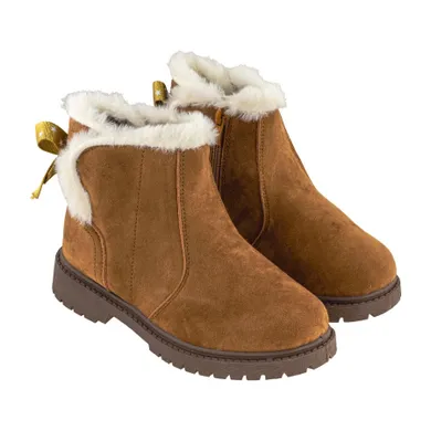 Trzewiki dziewczęce, brązowe, BBS Shoes