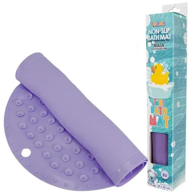 Tuban, mata kąpielowa, antypoślizgowa, fioletowa