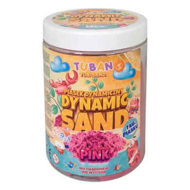 Tuban, piasek dynamiczny, różowy, 1 kg