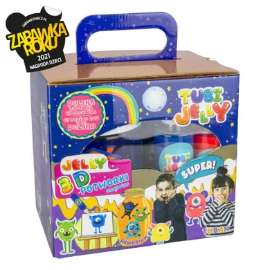 Tuban, Tubi Jelly, 6 kolorów, małe akwarium, zestaw kreatywny, potworki