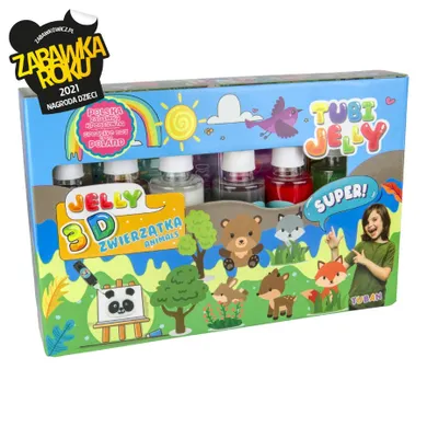 Tuban, Tubi Jelly, 6 kolorów, zestaw kreatywny, zwierzątka