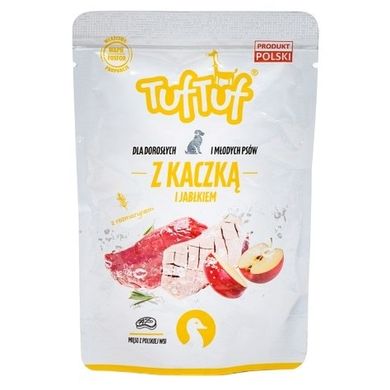 Tuftuf, saszetka, mielonka z kaczką dla psa, 300g