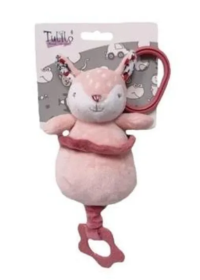 Tulilo, lisek, pozytywka, różowy