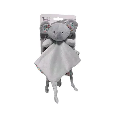 Tulilo, Miluś, mysz, maskotka, szara, 25 cm