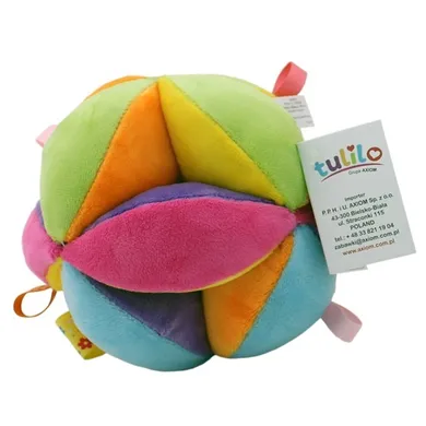 Tulilo, pluszowa piłka, zabawka sensoryczna, 11 cm