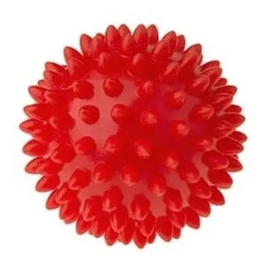 Tullo, piłka rehabilitacyjna, czerwona, 6,6 cm