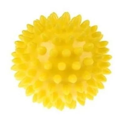 Tullo, piłka rehabilitacyjna, żółta, 6,6 cm