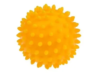 Tullo, piłka rehabilitacyjna, żółta, 9 cm