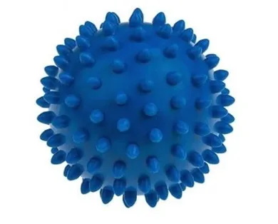 Tullo, Spiky Massage, piłka rehabilitacyjna, niebieska, 9 cm