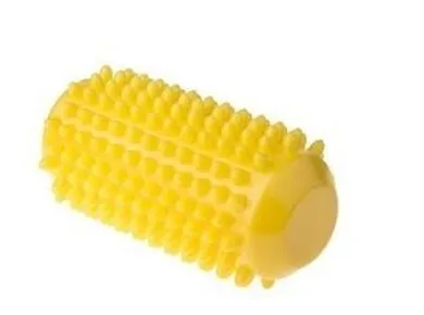 Tullo, wałek do masażu, żółty, 12,8 cm