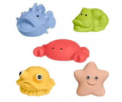 Tullo, zwierzątka, zabawki do kąpieli, 5 szt.
