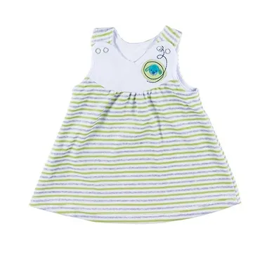 Tunika dziewczęca bez rękawów, zielona, Eevi