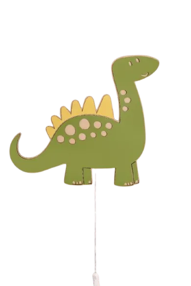 tupti.lights, lampka nocna dla dzieci, drewniana, dinozaur