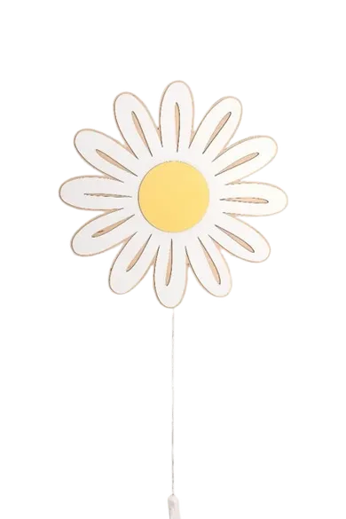 tupti.lights, lampka nocna dla dzieci, drewniana, stokrotka