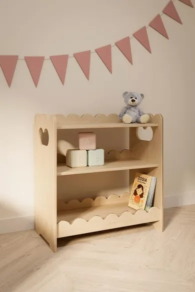tupti.wood, Bubble Maxi, regał montessori, naturalny