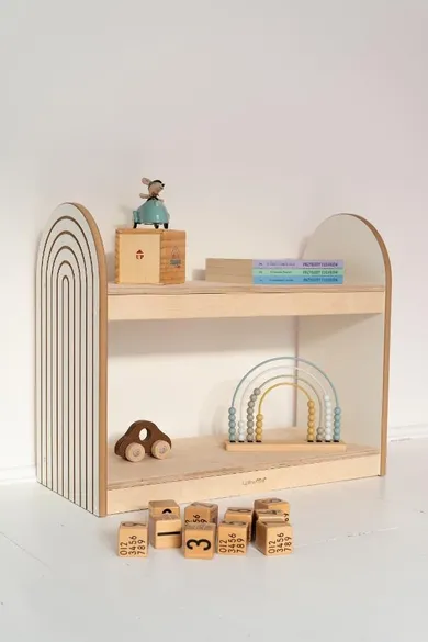 tupti.wood, Mini Kiddy, regał montessori