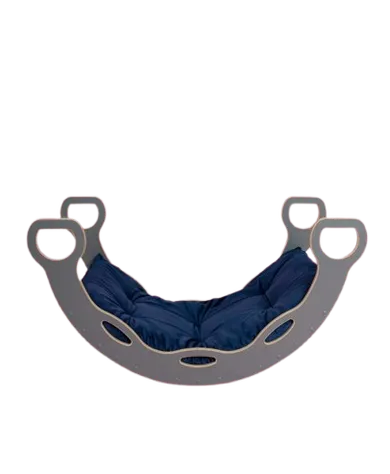 tupti.wood, poduszka do bujaka montessori, materac, granatowy