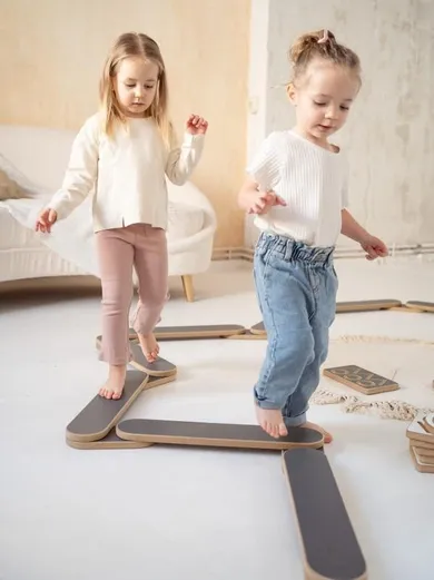 Tupti.wood, równoważnia mostek, szara, 4m
