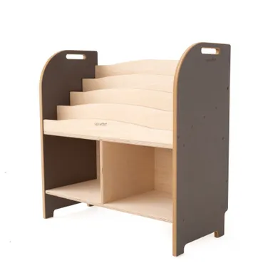 Tupti.wood, Smart, biblioteczka, regał montessori, szara