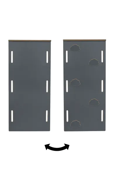 tupti.wood, zjeżdżalnia do dużego bujaka, chmurki, szara