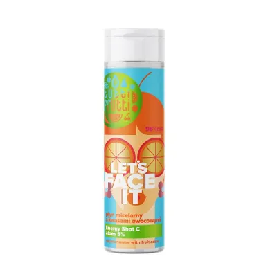 Tutti Frutti, Let's Face It, płyn micelarny z kwasami owocowymi, 200 ml