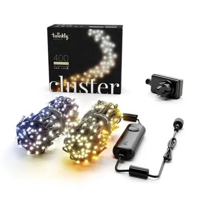 Twinkly, Cluster, inteligentne lampki, 400 LED, 5-07m