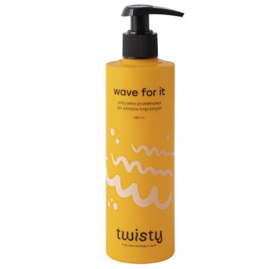 Twisty, Wave For It, odżywka proteinowa do włosów kręconych, 280 ml