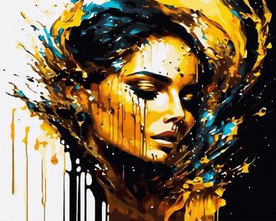 Twoje Hobby, malowanie po numerach + złota farba, Emocje...