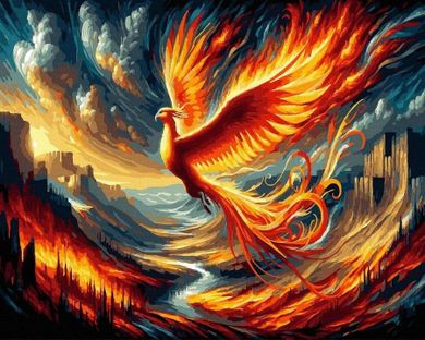 Twoje Hobby, malowanie po numerach + złota farba, Powrót...