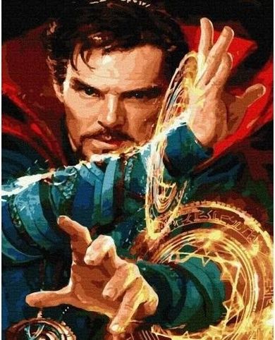 Twoje Hobby, malowanie po numerach, Czarodziej, 40-50 cm