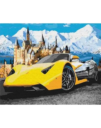 Twoje Hobby, malowanie po numerach, Lamborghini, 40-50 cm