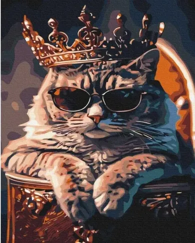 Twoje Hobby, malowanie po numerach, Władza u kotów, 40-50 cm