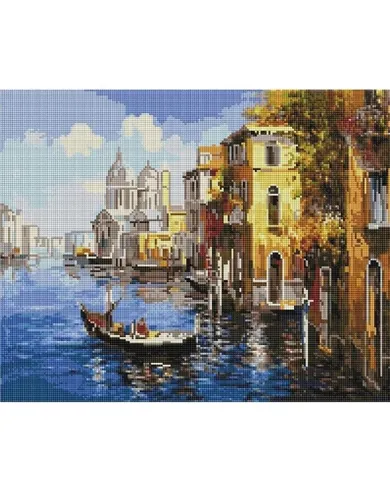 Twoje Hobby, mozaika diamentowa, Podróż do Wenecji, 40-50 cm