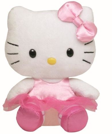 Ty, Beanie Babies, balerina Hello Kitty, maskotka, 15 cm