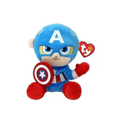 Ty, Beanie Babies, Marvel, Kapitan Ameryka, maskotka, 15 cm