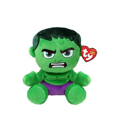 Ty, Beanie Babies, Soft Marvel Hulk, maskotka, 15 cm