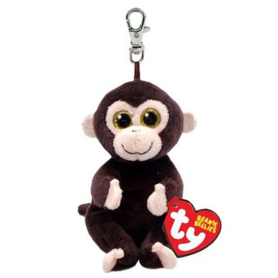 Ty, Beanie Bellies, Matteo brązowa małpa, brelok pluszowy, 8,5 cm