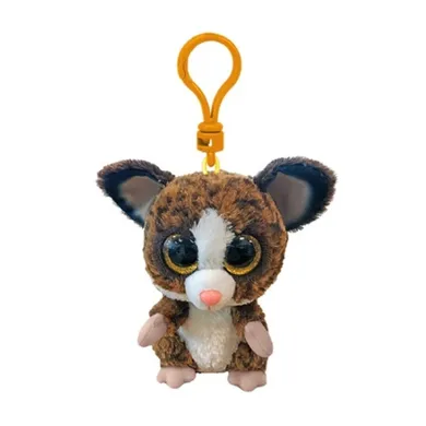 Ty, Beanie Boos, Lemur Binky, breloczek pluszowy, brązowy, 8,5cm