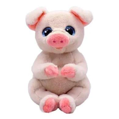 Ty, Beanie Boos, Penelope, różowa świnka, maskotka, 15 cm