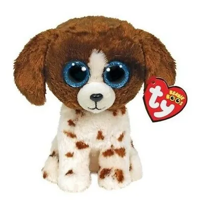 Ty, Beanie Boos, Pies Muddles, maskotka, 24 cm