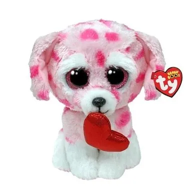 Ty, Beanie Boos, Rory, pies z sercem, maskotka, 15 cm