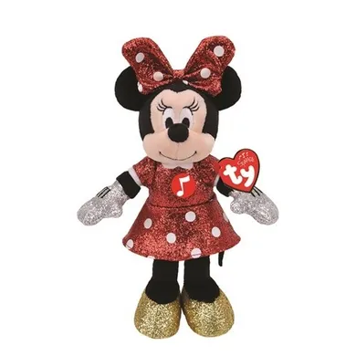 Ty, Sparkle, Myszka Minnie, maskotka z dźwiękiem, 20 cm