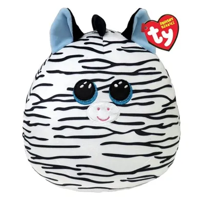 Ty, Squishy Beanies, Xander, zebra, maskotka, 30 cm