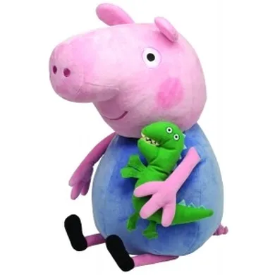 Ty, Świnka Peppa, George, maskotka, 42 cm