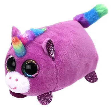 Ty, Teeny Tys, fioletowy jednorożec Rosette, maskotka, 10 cm